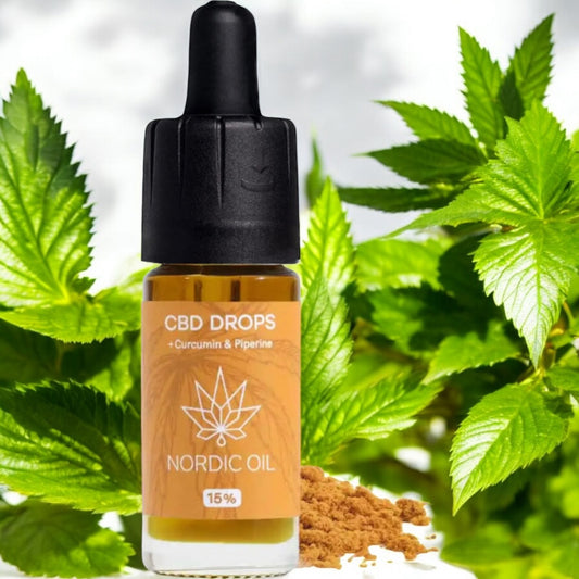 CBD Öl (15%) mit Curcumin 10 ml